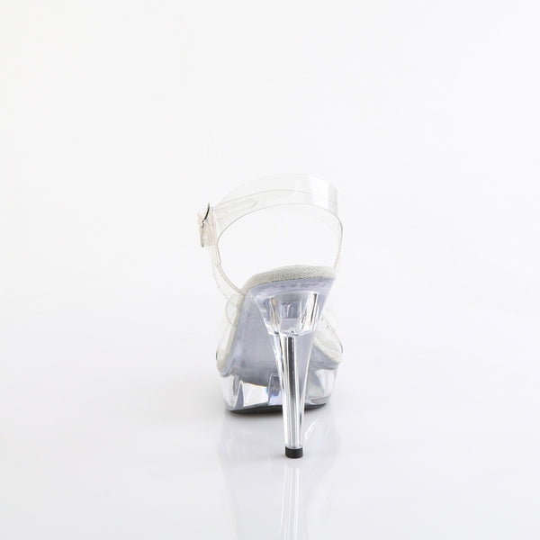 COCKTAIL-507 - Plateau Sandaletten - Transparent von Fabulicios – Ansicht 4