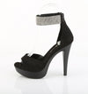 COCKTAIL-525 Sandalette Schwarz von Fabulicious – Ansicht 3