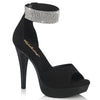 COCKTAIL-525 Sandalette Schwarz von Fabulicious