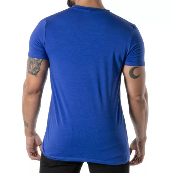 Blaues Colorful-T-Shirt von TOF Paris – Ansicht 4
