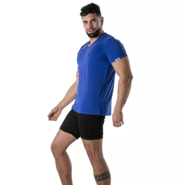 Blaues Colorful-T-Shirt von TOF Paris – Ansicht 5