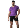 Lila Colorful-T-Shirt von TOF Paris