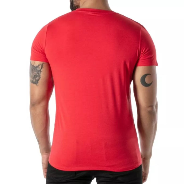Rotes Colorful-T-Shirt von TOF Paris – Ansicht 5