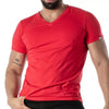 Rotes Colorful-T-Shirt von TOF Paris – Ansicht 2