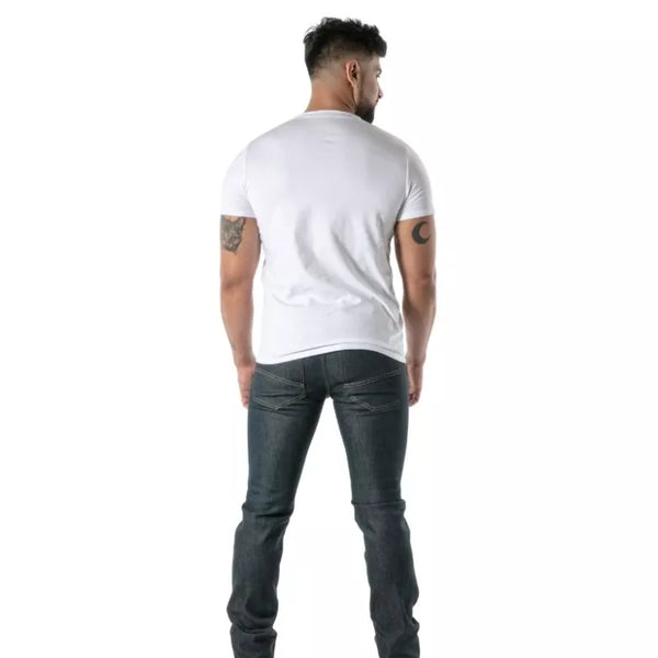 Weißes Colorful-T-Shirt von TOF Paris – Ansicht 4