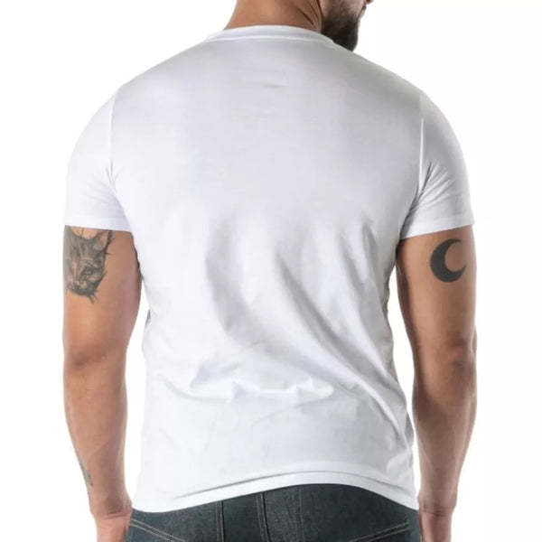 Weißes Colorful-T-Shirt von TOF Paris – Ansicht 5