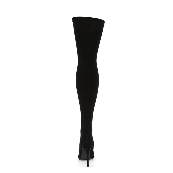 COURTLY-3005 Overknee Stiefel Schwarz von Pleaser – Ansicht 4