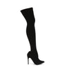 COURTLY-3005 Overknee Stiefel Schwarz von Pleaser – Ansicht 5