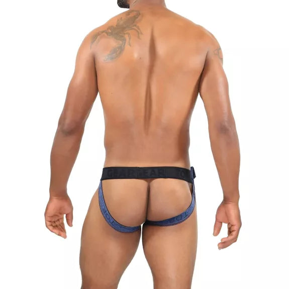 Jockstrap Jeans-Cowboy-Style mit Push-Up & abnehmbarer Seitentasche | TOF Paris