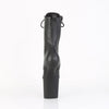 CRAZE-1040 Plateau Pony Stiefeletten - Schwarz Matt von Pleaser – Ansicht 4