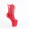 CRAZE-1040 Plateau Stiefeletten - Rot Lack von Pleaser – Ansicht 5