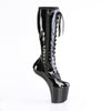CRAZE-2023 Plateau Pony Stiefel - Schwarz Lack von Pleaser – Ansicht 5
