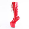 CRAZE-2023 Plateau Stiefel - Rot Lack von Pleaser – Ansicht 3