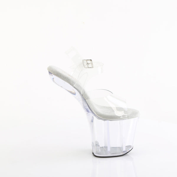 CRAZE-808 Plateau Pony Sandaletten - PVC durchsichtig von Pleaser – Ansicht 5