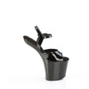 CRAZE-809 Plateau Pony Sandaletten - Schwarz Lack von Pleaser – Ansicht 5