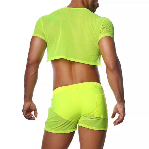 Crop tops Schuhe Transparent Neon von TOF Paris – Ansicht 6