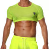 Crop tops Schuhe Transparent Neon von TOF Paris