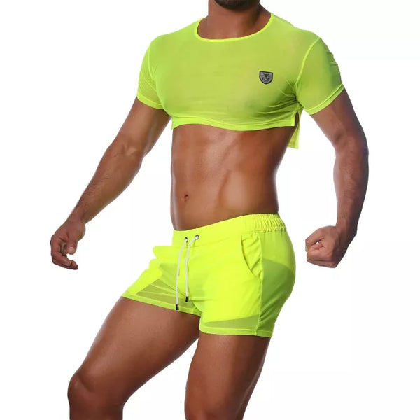 Crop tops Schuhe Transparent Neon von TOF Paris – Ansicht 4