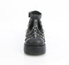 CUBBY-28 Plateau Schuhe Schwarz Matt von DemoniaCult – Ansicht 2