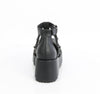 CUBBY-28 Plateau Schuhe Schwarz Matt von DemoniaCult – Ansicht 4