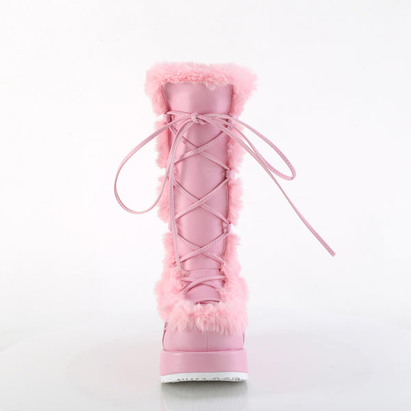 CUBBY-311 Plateau Stiefel - Rosa von DemoniaCult – Ansicht 2