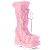 CUBBY-311 Plateau Stiefel - Rosa von DemoniaCult