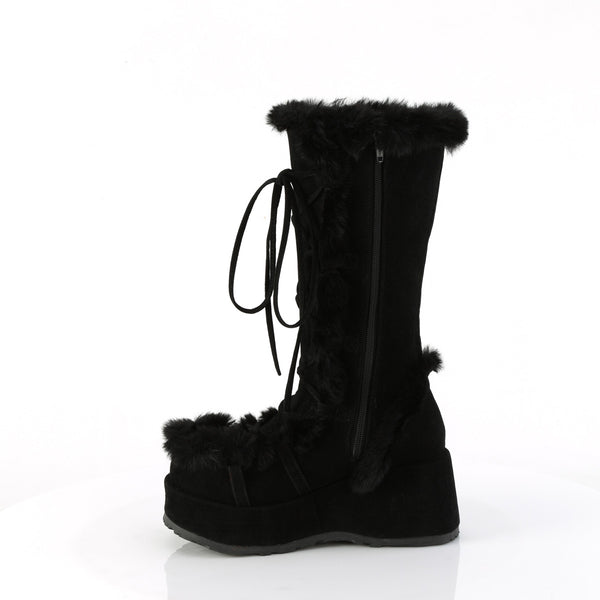 CUBBY-311 Plateau Stiefel - Schwarz von DemoniaCult – Ansicht 3