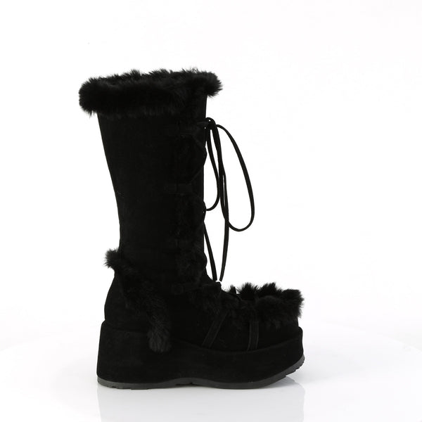 CUBBY-311 Plateau Stiefel - Schwarz von DemoniaCult – Ansicht 5