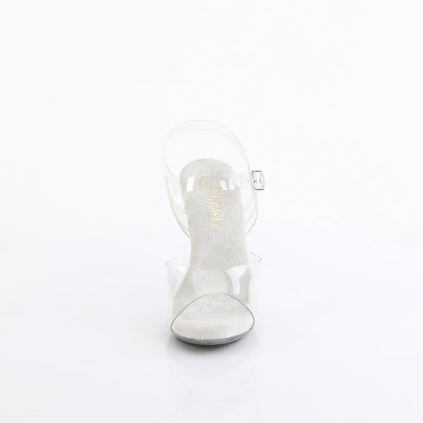CUPID-408 Sandalette Transparent | Fabulicous