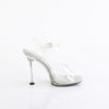 CUPID-408 Sandalette Transparent | Fabulicous