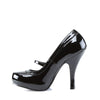 CUTIEPIE-02 Plateau Pumps Schwarz Lack von Pin Up Couture – Ansicht 3