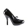 CUTIEPIE-02 Plateau Pumps Schwarz Lack von Pin Up Couture – Ansicht 5