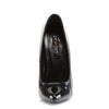 DAGGER-01 Pumps Lack Schwarz von Devious – Ansicht 2