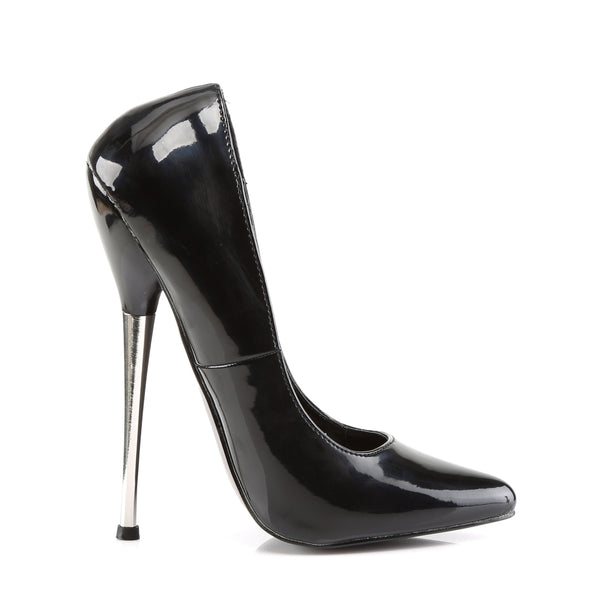 DAGGER-01 Pumps Lack Schwarz von Devious – Ansicht 5