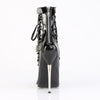 DAGGER-1032 Stiefeletten - Schwarz/Rot Lack von Devious – Ansicht 4