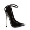 DAGGER-12 Pumps Lack Schwarz von Devious – Ansicht 5