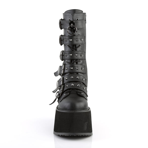 DAMNED-225 Plateau Stiefel Schwarz von DemoniaCult – Ansicht 2