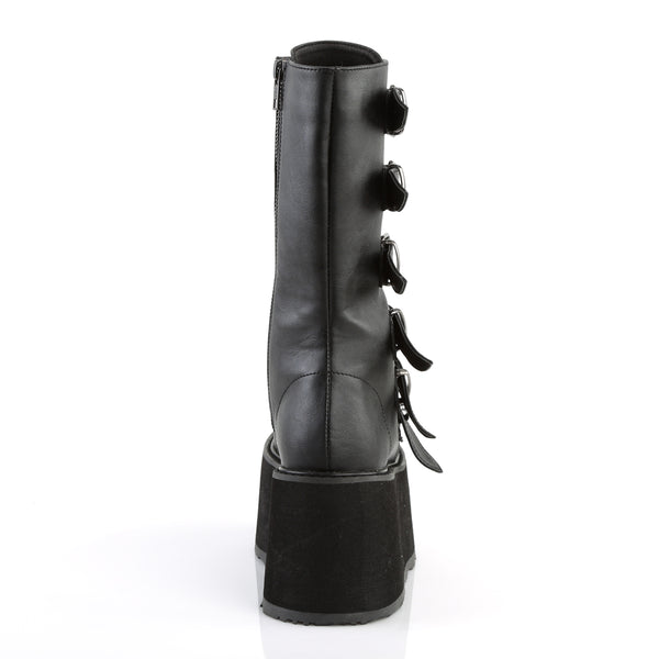DAMNED-225 Plateau Stiefel Schwarz von DemoniaCult – Ansicht 4