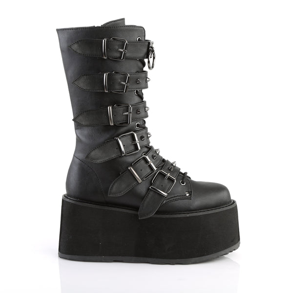 DAMNED-225 Plateau Stiefel Schwarz von DemoniaCult – Ansicht 5