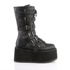 DAMNED-225 Plateau Stiefel Schwarz | DemoniaCult SALE