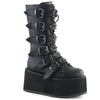 DAMNED-225 Plateau Stiefel Schwarz | DemoniaCult SALE