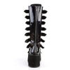 DAMNED-318 Plateau Stiefel Schwarz lack von DemoniaCult – Ansicht 4