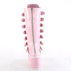 DAMNED-318 Plateau Stiefel - Rosa Lack HOLO Effekt von DemoniaCult – Ansicht 4