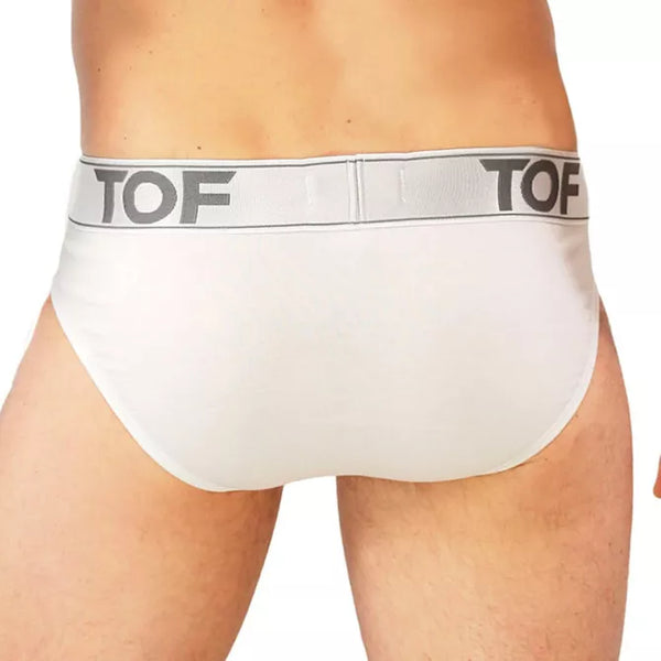 Weißer Dan Brief mit klassischer Premium Eleganz von TOF Paris – Ansicht 5