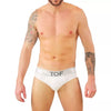 Weißer Dan Brief mit klassischer Premium Eleganz von TOF Paris – Ansicht 2