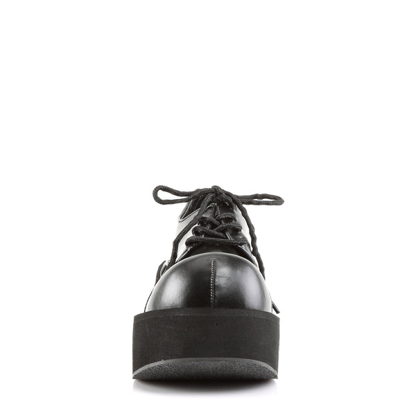 DANK-101 Plateau Schuhe Schwarz von DemoniaCult – Ansicht 2