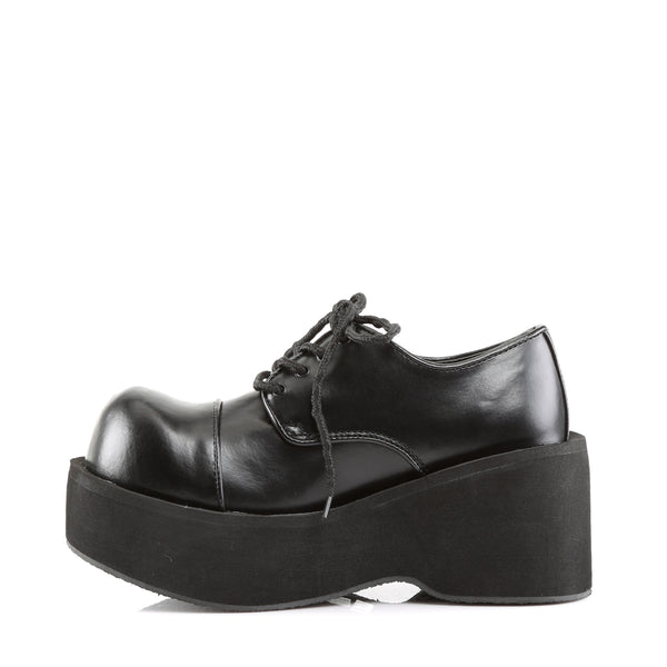 DANK-101 Plateau Schuhe Schwarz von DemoniaCult – Ansicht 3