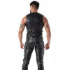 Schwarzes Kinky Zipped-Tank-Top von TOF Paris – Ansicht 4