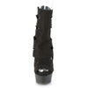 DELIGHT-1014 Plateau Stiefeletten schwarz von Pleaser – Ansicht 2