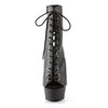 DELIGHT-1016 Plateau Stiefeletten Schwarz von Pleaser – Ansicht 2